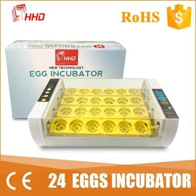 1 Year Warranty Hhd 24 Mini Chicken Egg Incubator Machine