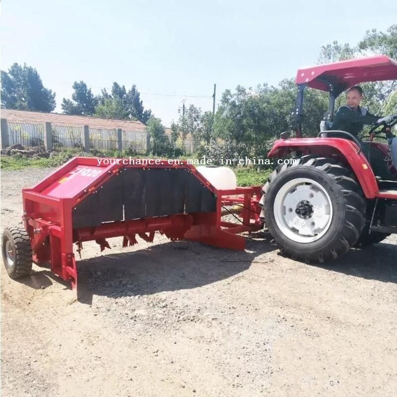 High Quality Farm Machinery Zfq200 2m Width Small Tractor Towable Pto Drive Manure Compot Windrow Turner for Sale