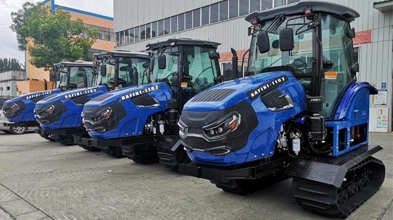 Agricultural Mini Rubber Crawler Tractor with Fully Hydraulic System for Sale in China