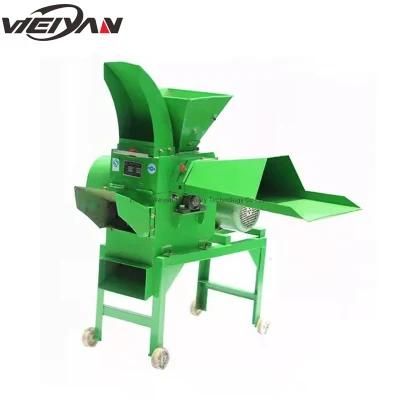 Weiyan Cattle Feed Processing Machines Grains Grinder Grass Stalk Chopper Machine Mini Chaff Cutter Machine