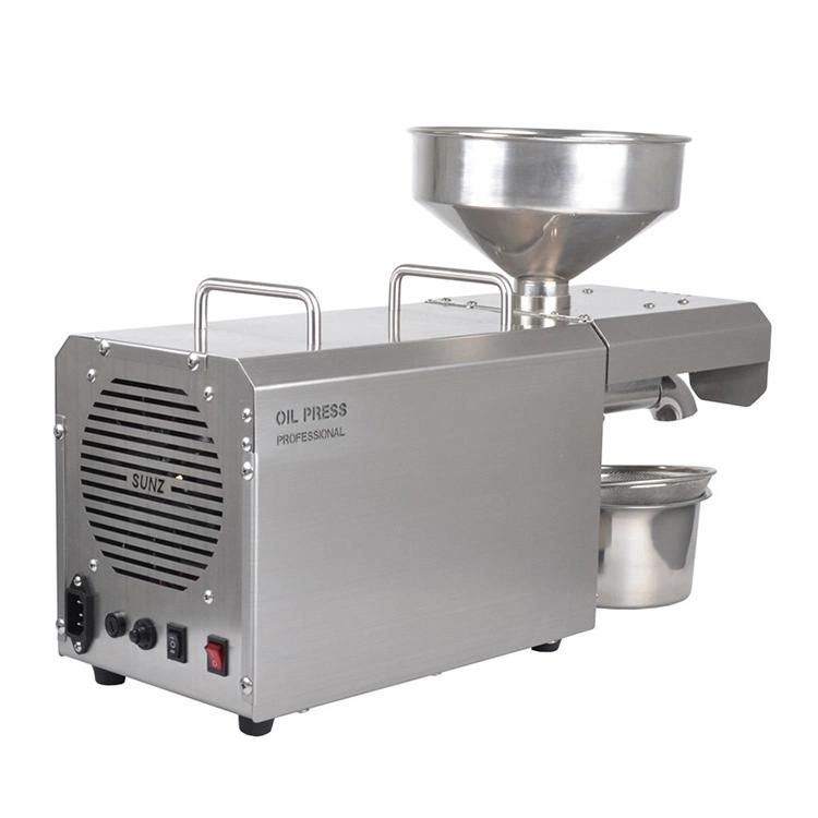 Food Grade 304 Stainless Steel Kitchen Nut Seeds Linseeds Oil Expeller Automatic Oil Press Machine Oil Press Extractor