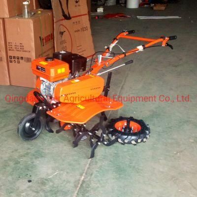 Cheap Gasoline Tiller Mini Power Tiller Rotary Tiller Small Walking Tractor