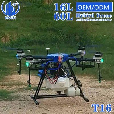 16L 60L Hybird Agricultural RC Spraying Drone
