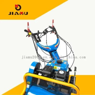 Jiamu Gmt60 225cc Gasoline Grass Cutting Lawn Mower Agriculture Weeding Machine Hot Sale
