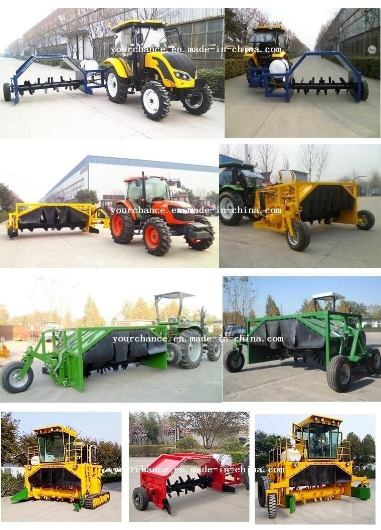 High Quality Agricultural equipment Zfq Series 2. -3.5m Width Tractor Towable Organic Fertilzer Compst Windrow Turner Dung Compost Mixer Turner for Sale