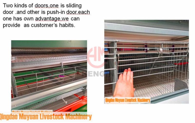 Automatic Hot-Galvanized Multi-Tier H Frame Battery Poultry Farm/Farming Equipment for Chicken Layer Hen Cage