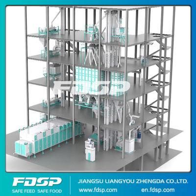 Long Working Life 3-6tph Extruded Aqua Feed Processing Mill