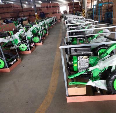 6.5HP Agricultural Equipment Gasoline Power Tiller Garden Rotavator Gasoline Cultivator Tiller