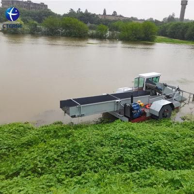 China River and Lake Cleaning Machine Trash Skimmer /Weed Harvester for Sale