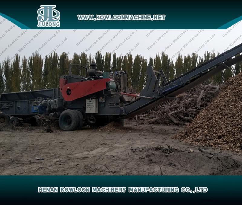 Nailed Wooden Waste Crusher Wood Crushing Machine