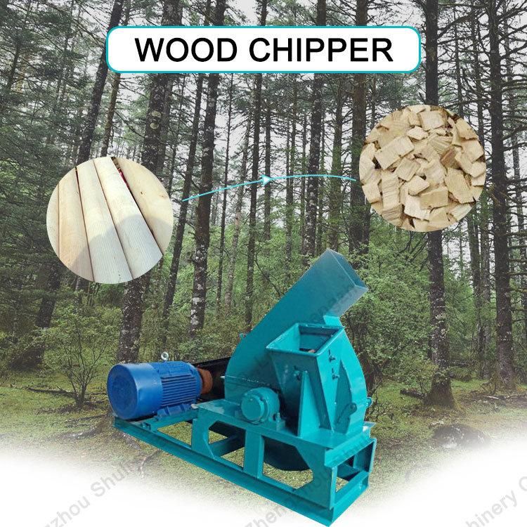 Wood Crusher Tree Root Branch Hammer Mill Wood Chipping Machine for Sale