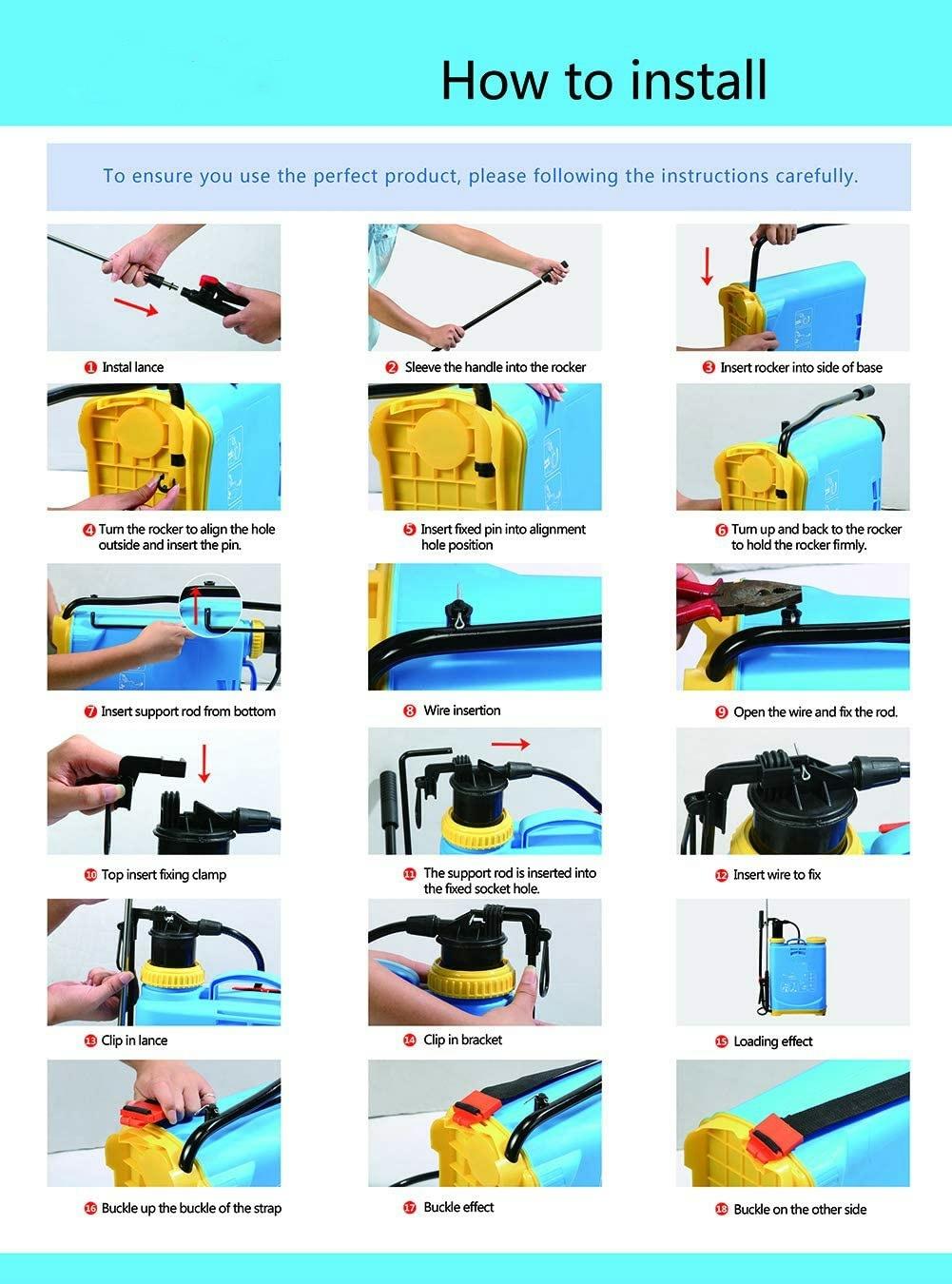 Garden Tool Pressure Knapsack Manual Sprayer