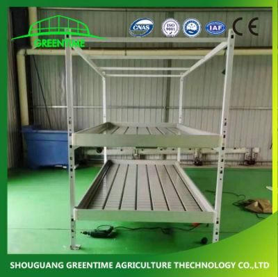 Greenhouse Active Aqua Fast Fit Hydroponic 4X8 Feet Rolling Benches Trays Grow Tables System &amp; Grow Tray Stands for Sale