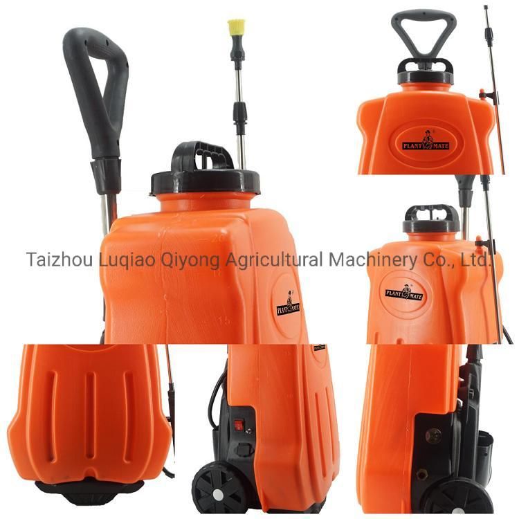 20L Electric Trolley Knapsack Garden Orchard Plant Sprayer with Wheels