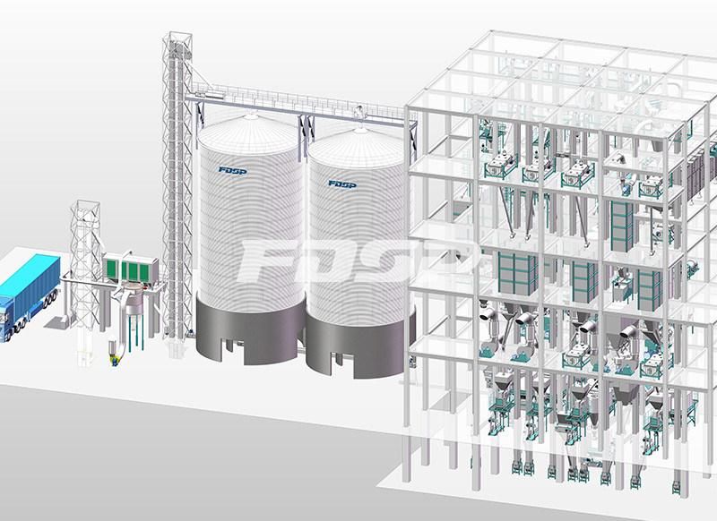 High Quality Poultry Feed Mill Production Line Processing Line for Feed