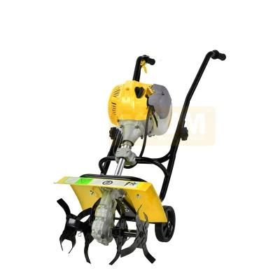 Um Wheeled Hand Push Power Tiller Weeder Cultivator Machine