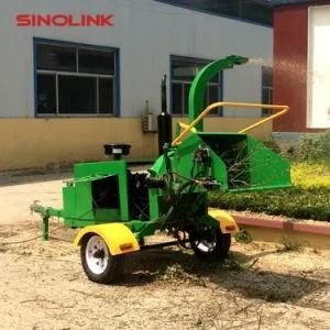 Hydraulic Feeding Dwc 40HP Diesel Wood Log Shredder Chipper Mulcher Grinder Manufacturer