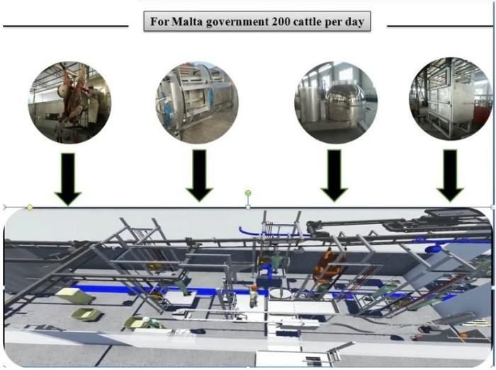 Cattle Sheep Pork Pig Slaughter/Slaughtering Machine/Equipment