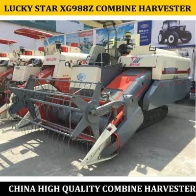 Hot Sale 4lz-5g Farm Combine Harvester, Luckystar Xg988z for Rice and Wheat, Xg988z Combine Harvester