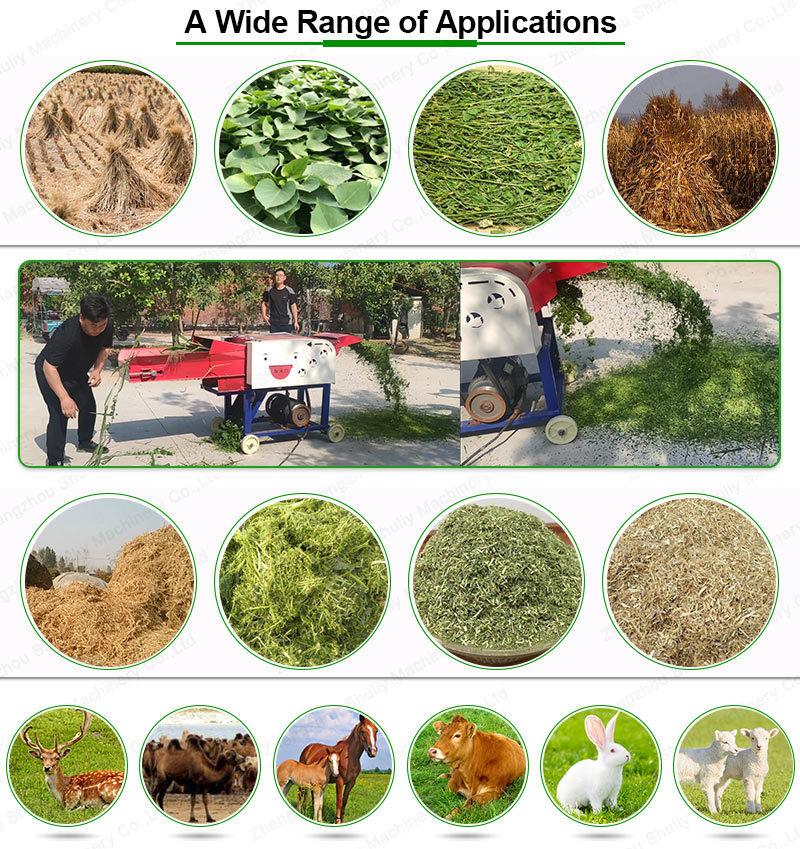 Grass Chaff Cutting Machine Hay Chaff Cutter Machine for Animal