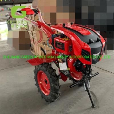 Farm Machinery 15HP 190f Diesel Power Cultivator Petrol Tiller