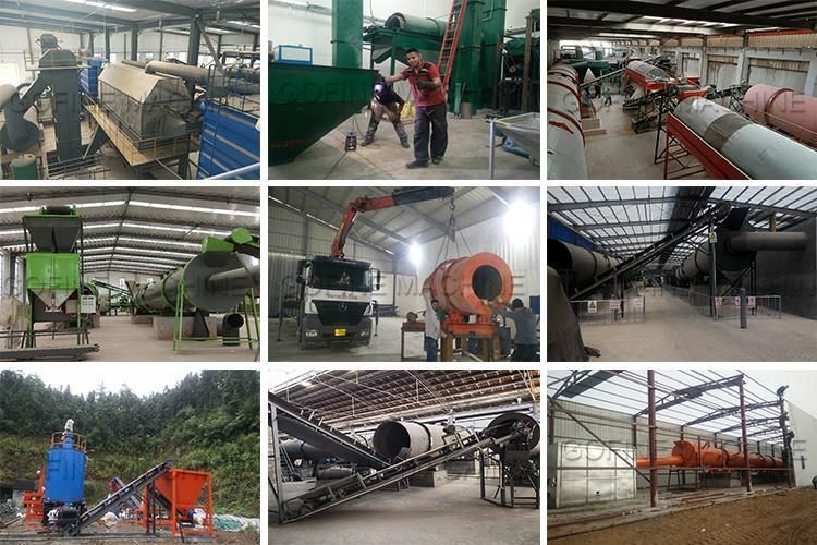Livestock and Poultry Manure Treatment Machine 24 Hours Automatic Work Composting Tank