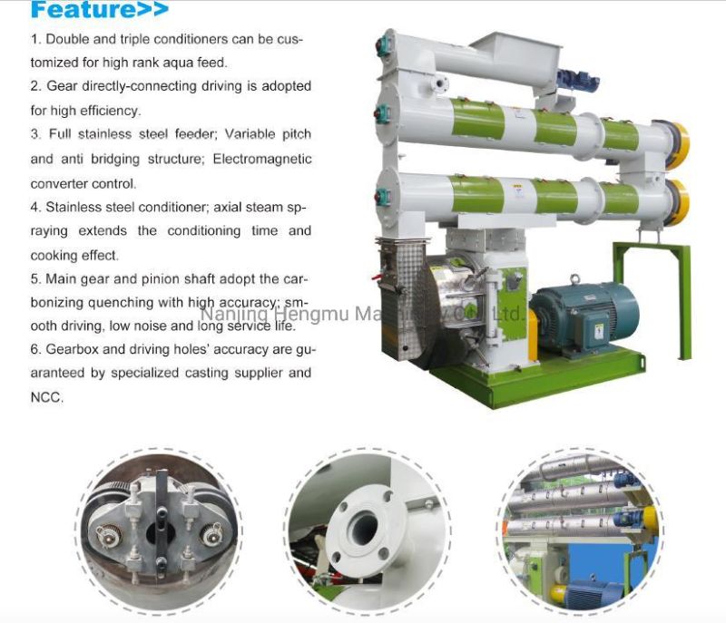 Poultry Farm Machinery Feed Mill Extruder Animal Pellet Machine