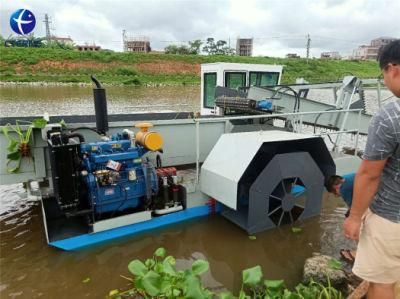 New Design Diesel Engine Power Automatic Weed Cutting Dredger