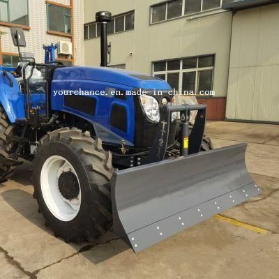 High Quality Agricultural Machinery Tt210 80-110HP Wheel Farm Tractor Front Hitch Bulldozer Dozer Blade