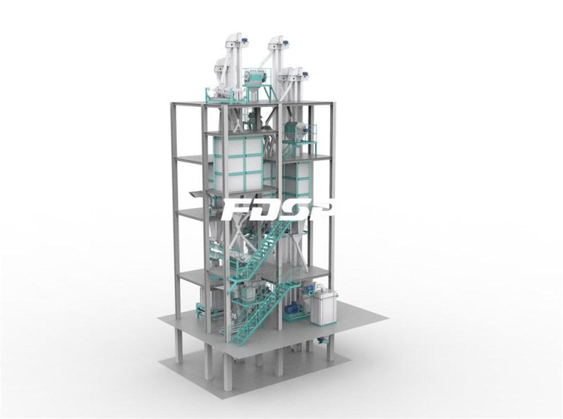 Hot Sale Animal Feed Pellet Production Line Pellet Feed Line