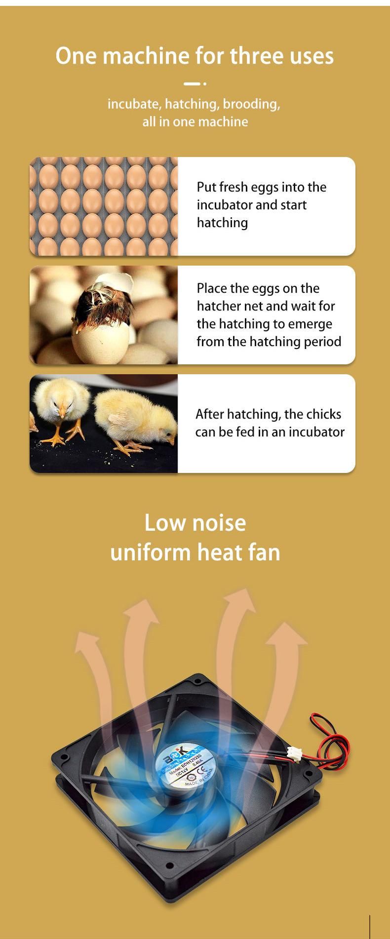 One One Intelligent Farm Use Egg Incubator Egg Hatching Machine
