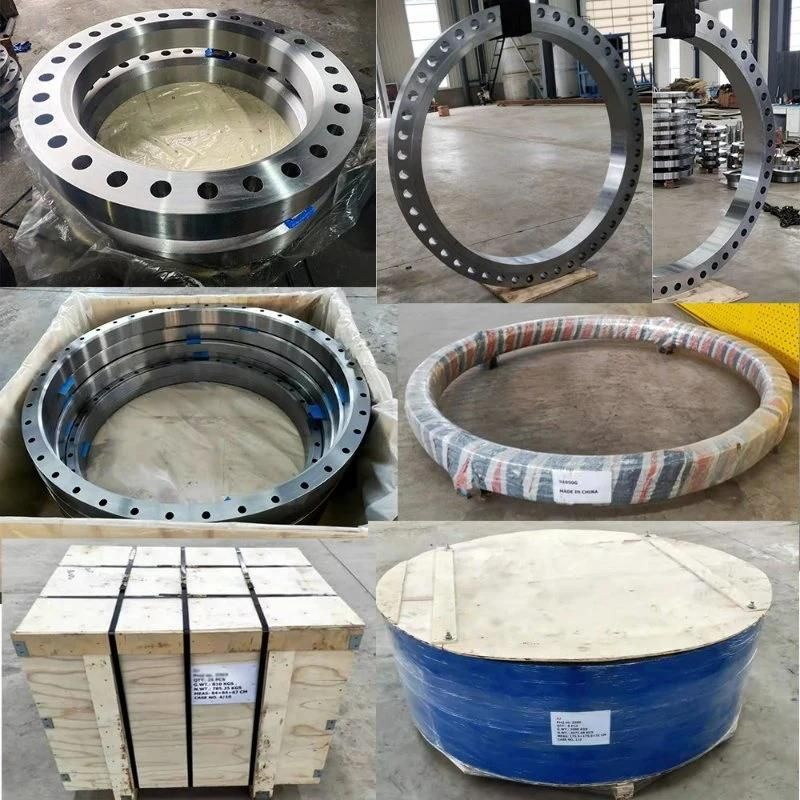 Super Large Size Hot Forging Ring Machinery Parts Big Size Ring 150psi Awwa