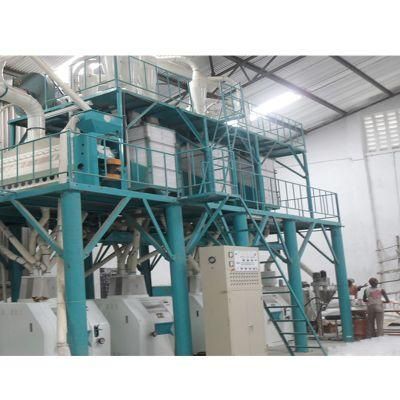 Testing Maize Milling Machines Plant in Client Factory
