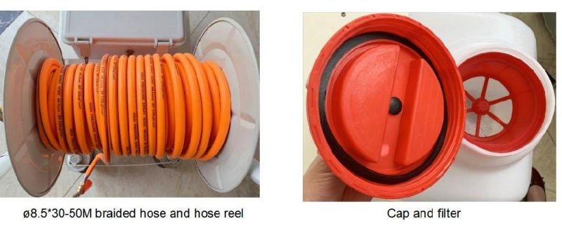 60L Trolley Type Battery Electric Sprayer with Universal Wheel