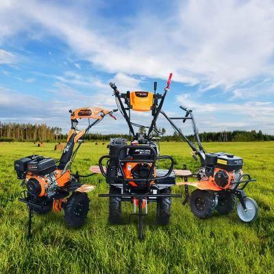 Aerobs High Quality Power Tiller with Grass Cutting Machine Cultivation