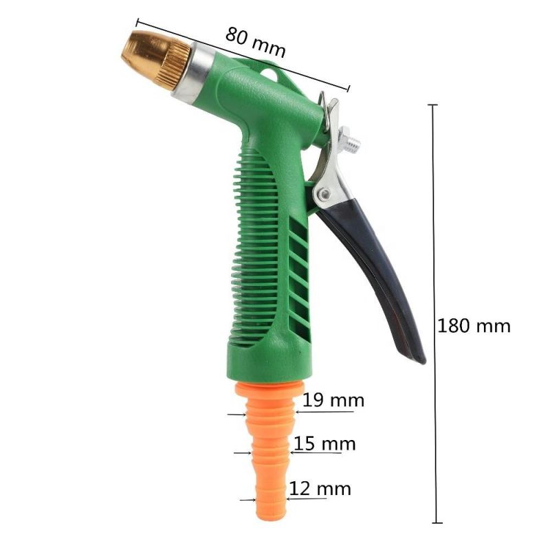 High Pressure Car Wash Brass Nozzle Watering Gun Flowers Vegetables Garden Irrigation Spray Gun