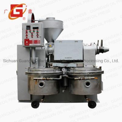 145kg/H Sunflower Oil Extraction Sunflower Seeds Combined Oil Processing Pressing Machine in Africa