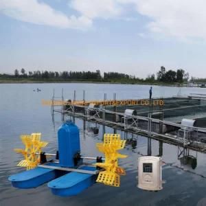 2.2kw Six Impeller Shrimp Pond Aquaculture Solar Paddle Wheel Aerator