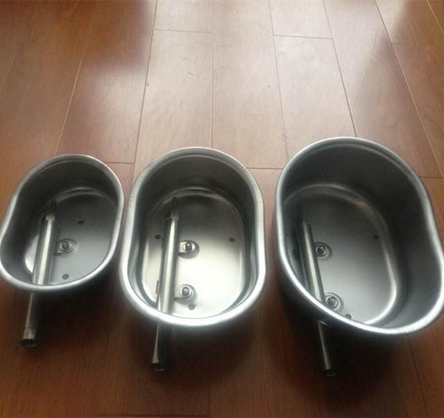 Water Trough with Nipple Drinker Stainless Steel Water Bowls for Pigs