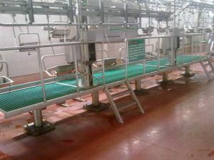 Flexible Conveying Chain for Pig Skin Pre-Peeling Equipped to Pig Slaughterhouse Plant