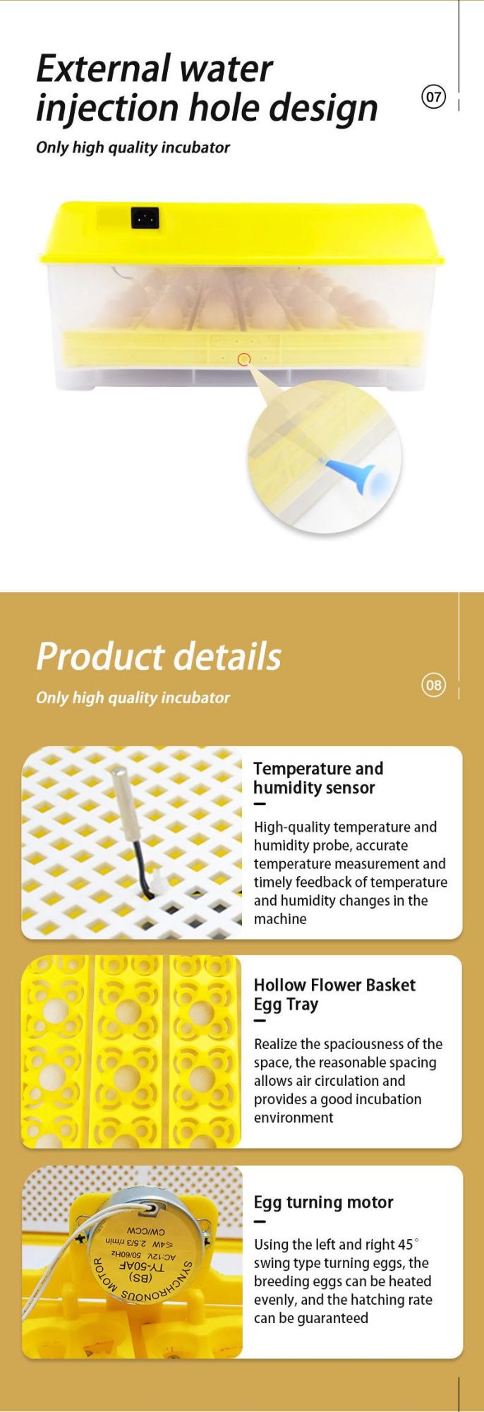 Egg Incubator Controller Thermostat Hygrostat Full Automatic Control Multifunction Control System Egg Incubator