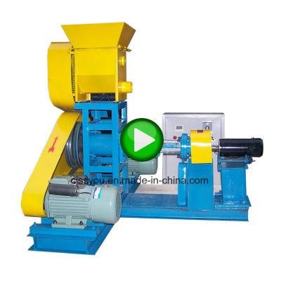 Floating Pet Fish Food Feed Pellet Making Extruder Machine