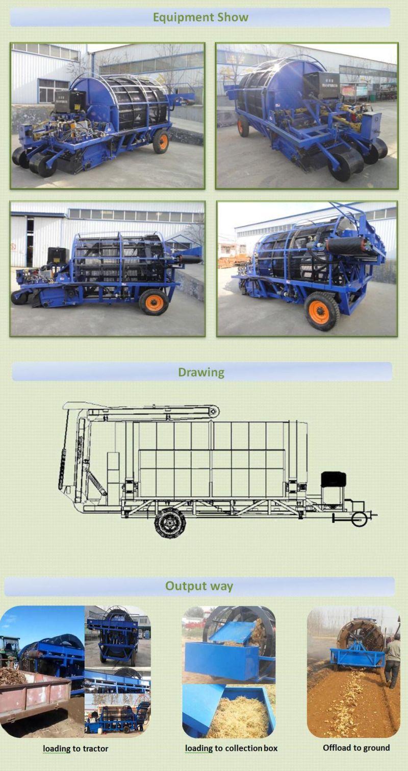 Rotation Type Tractor Rock Picking Machine (factory selling customization)