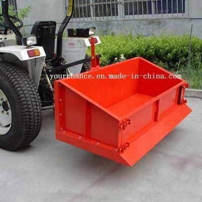 Hot Selling Farm Machinery Tb Series 1-2.1m Width 14-50HP Tractor Rear 3 Point Hitch Transport Box Bucket Loader