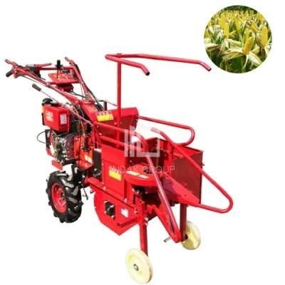 Small Handpush Corn Harvester Maize Picker Corn Stalk Cutting Machine