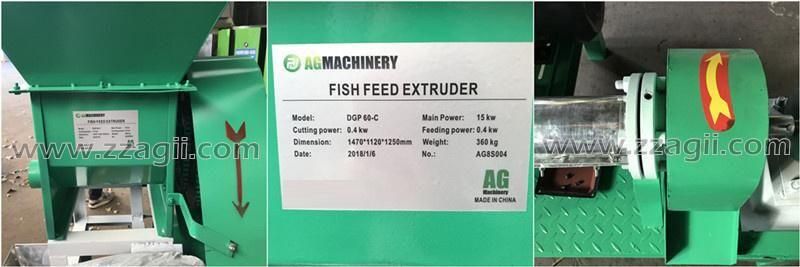 Automatic Aquatic Feed Making Machinery Pet Food Processing Line