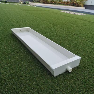 Food Grade PVC Hydroponic Fodder Channel Gutter for Growing Fodder/Microgreens