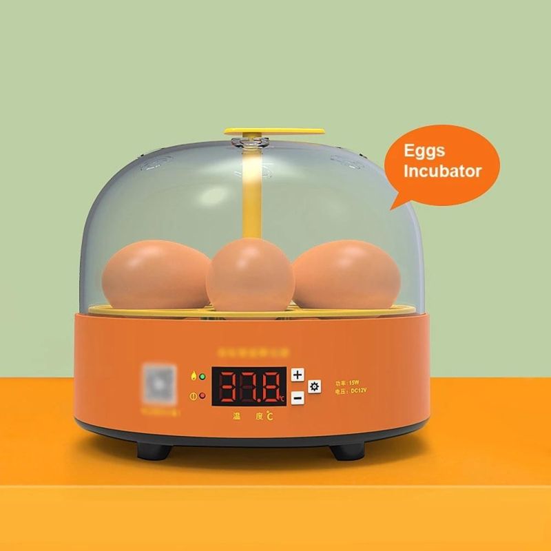 16 Eggs Digital Mini Automatic Incubators with Turner, Automatic Machine Egg Product Egg Incubator