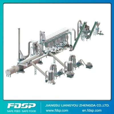 7t/H Straw Agro Automn Waste Processing Stalk Granulation Plant