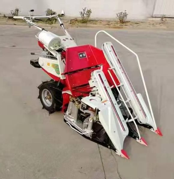 Factory Offer 2 Rows Rice Wheat Reaper Binder Mini Combine Harvester Machine with Good Quality